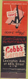 Matchbook Cover - Cobb's Corner New York City