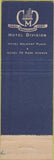 Matchbook Cover - Hotel Belmont Plaza New York City