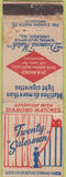 Matchbook Cover - Diamond Match Co Chicago IL Twenty Salesmen POOR