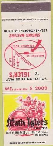 Matchbook Cover - Igler's Casino Chicago IL