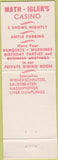 Matchbook Cover - Igler's Casino Chicago IL