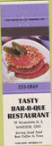 Matchbook Cover - Tasty BBQ Windsor ON