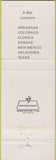 Matchbook Cover - K Bob's Steak House Wichita Falls TX