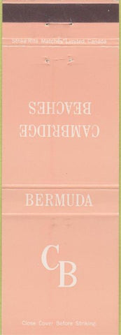 Matchbook Cover - Cambridge Beaches Bermuda