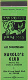 Matchbook Cover - Harold's Club CA