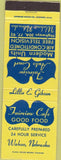 Matchbook Cover - Fairview Cafe Wahoo NE