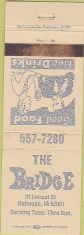 Matchbook Cover - The Bridge Dubuque IA