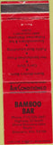 Matchbook Cover - Bamboo Bar Shawano WI