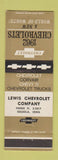 Matchbook Cover - 1962 Chevrolet Lewis Osceola IA