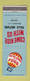 Matchbook Cover - 1967 Ford Felix Motors Belmont NY
