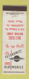 Matchbook Cover - 1949 Oldsmobile Ruhe Motors Allentown PA