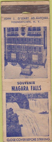 Matchbook Cover - Niagara Falls Souvenir Museum WORN