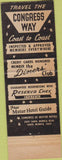 Matchbook Cover - AAA Sky Liner Motel Chillicothe MO