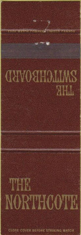 Matchbook Cover - Northcote Switchboard Edmonton Alberta