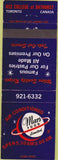 Matchbook Cover - Mars Food Toronto Canada