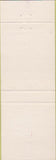Matchbook Cover - Mars Food Toronto Canada