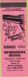 Matchbook Cover - Desrosiers Irving Port Cartier