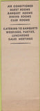 Matchbook Cover - Hotel Bellerive Kansas City MO