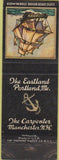 Matchbook Cover - Eastland Portland ME Manchester NH