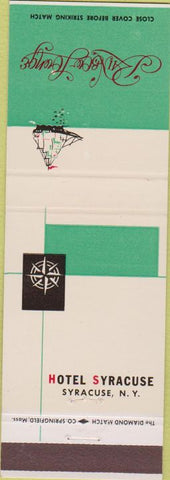 Matchbook Cover - Hotel Syracuse NY