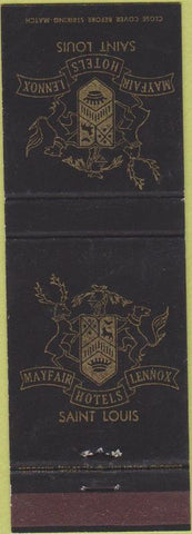 Matchbook Cover - Mayfair Lennox Saint Louis MO