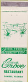 Matchbook Cover - Coconut Grove Restaurant Sanibel FL WEAR