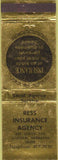 Matchbook Cover - Ress Insurance Agency Lincoln NE