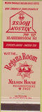 Matchbook Cover - Nelson House Poughkeepsie NY