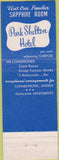 Matchbook Cover - Park Shelton Hotel Detroit MI