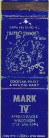 Matchbook Cover - Mark IV Spread Eagle WI
