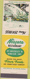 Matchbook Cover - Niagara Restaurant Windsor ON
