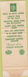 Matchbook Cover - Buena Vista Hotel Biloxi MS