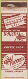 Matchbook Cover - Hotel Warren Salina KS