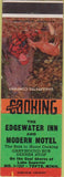 Matchbook Cover - Edgewater Inn Motel Tofte MN