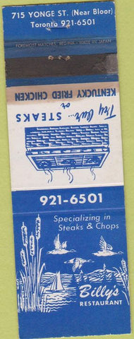 Matchbook Cover - Country Kitchen Restaurnat Port Dover