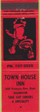 Matchbook Cover - Town House Inn Brandon Canada