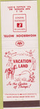 Matchbook Cover - Highbrook Motel Bar harbor ME