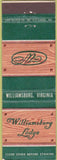 Matchbook Cover - Williamsburg Lodge VA