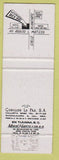 Matchbook Cover - El Rey Sol restaurant Ensenada BC Mexico WEAR