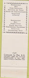 Matchbook Cover - Hotel Posada Guadalajara Mexico