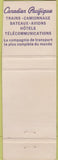 Matchbook Cover - Chateau Frontenac Quebec QC