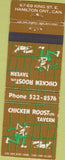 Matchbook Cover - Chicken Roost Tavern Hamilton ON