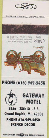 Matchbook Cover - Gateway Motel Grand Rapids MI