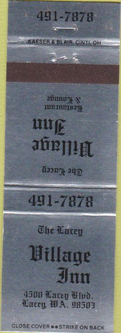 Matchbook Cover - Village Inn Lacey WA