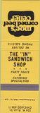 Matchbook Cover - Moe's Corned Beef Chicago IL