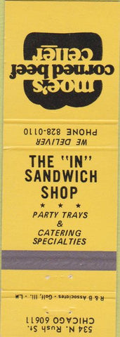 Matchbook Cover - Moe's Corned Beef Chicago IL