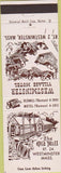 Matchbook Cover - Westminster Village Motel MA
