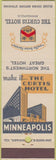 Matchbook Cover - Curtis Hotel Minneapolis MN