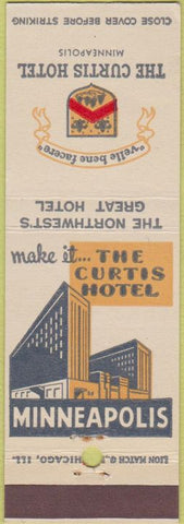 Matchbook Cover - Curtis Hotel Minneapolis MN