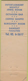 Matchbook Cover - Hotel Bostonian Boston MA